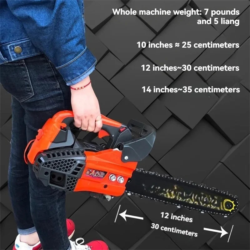 GasolineSaws Household Single Handheld Lightweight Imported Logging Saws 12 Inch Tree Cutting Machines Electric Saws