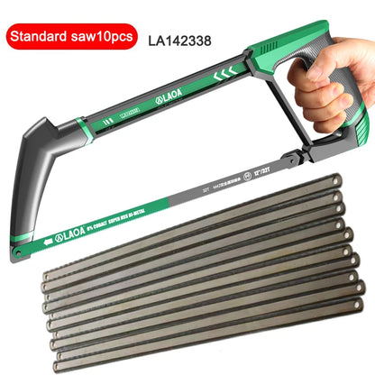 LAOA  Hacksaw 6/12 inch Frame Small Hacksaw Household Small Handheld Woodworking Hand Saw Cutting