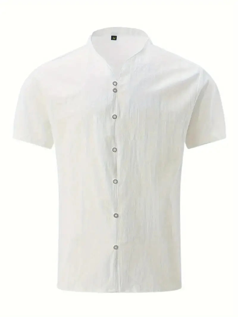 New linen shirt men&