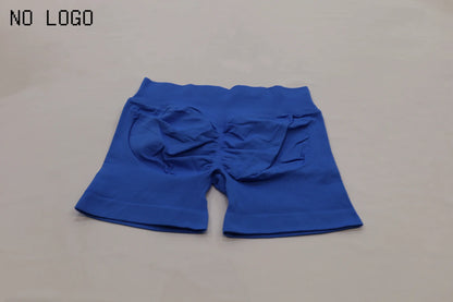 Shorts 4.5 Gym Woman Scrunch Shorts Low Ribbed Band Workout Seamless Shorts Booty Hight Stretch Running Gym Sporty Shorts
