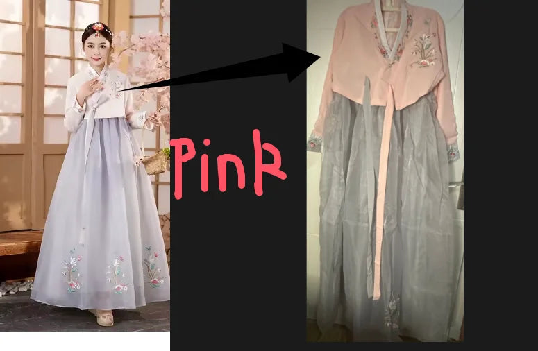 Hanbok for Women Korean Traditional Costume Minority Palace Performance Court Clothes Asian Ancient Costumes Party Hanbok Dress