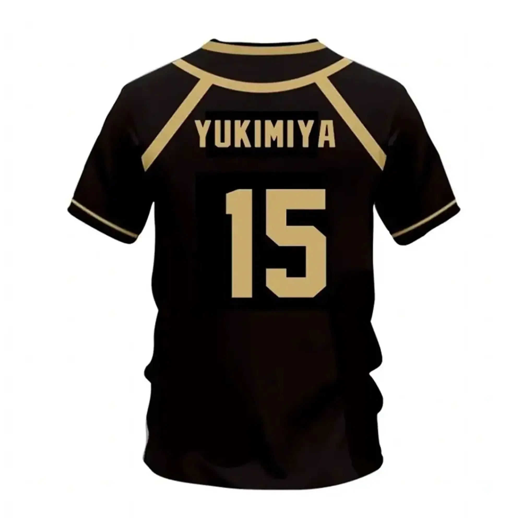 Jersey Anime Anime 3d Print T-shirts Men Women Casual Fashion Short Sleeve T Shirt Oversized Harajuku Tees Tops Kid Clothing