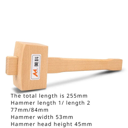 Solid Wood Hammer Professional Carpenter Hammers Multifunction Camping Manual Tool Multi-purpose Woodwork Gavel Hand Tools
