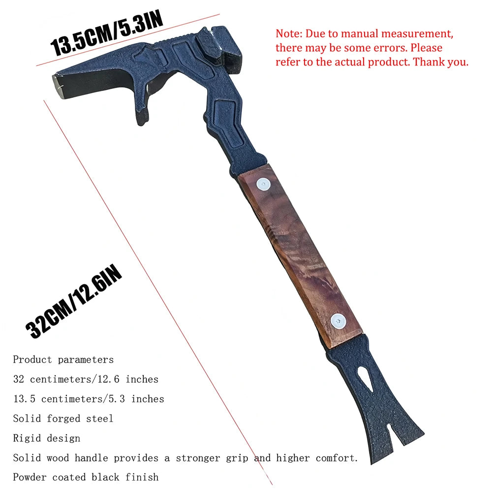 Outdoor Multifunctional Hammer Demolition Tool Hammer Hand Tool Survival Tactical Axes Camping Self Defense Axe Outdoor Tools