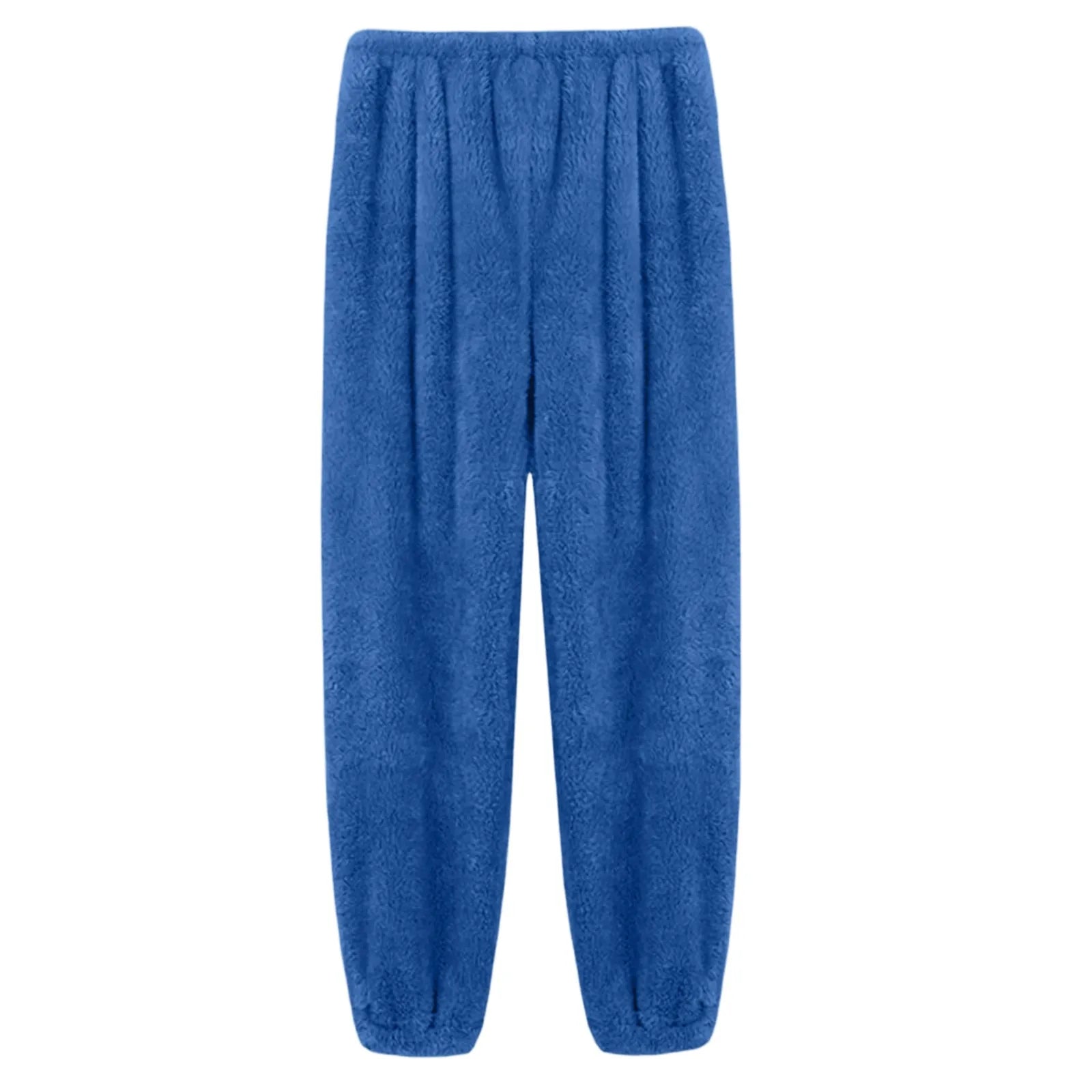Pajamas Pants For Women Warm Winter Solid Color Sleepwear Pyjamas Plush Pants Women Nightwear Fashionable Home Wear