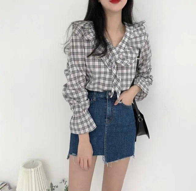 Jeans Skirts For Women Short Irregular High Waist Woman Denim Skirt Sexy Korean Style Cheap Streetwear Clothing Sales Fashion
