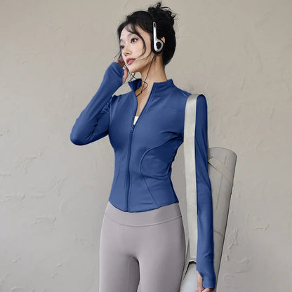 new Sportswear Woman Gym Yoga Sports Jacket Women&