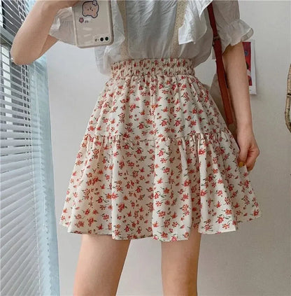 Short Mini Skirts For Women Korean Style Woman Skirt Chiffon Summer Offer Aesthetic Hot Harajuku Luxury Elegant Modest Stylish V