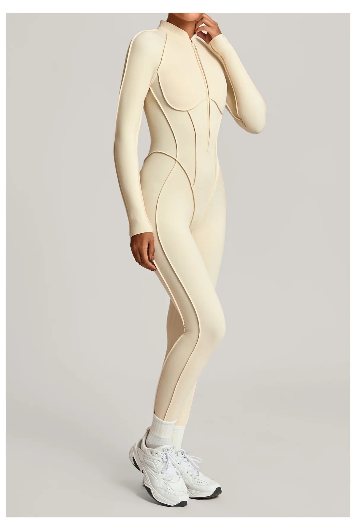 Yoga Suit Yoga Bodysuit Gym Set Women Sportswear Fitness Long Sleeve Sports Jumpsuit Female Workout Clothes One-piece Tracksuits
