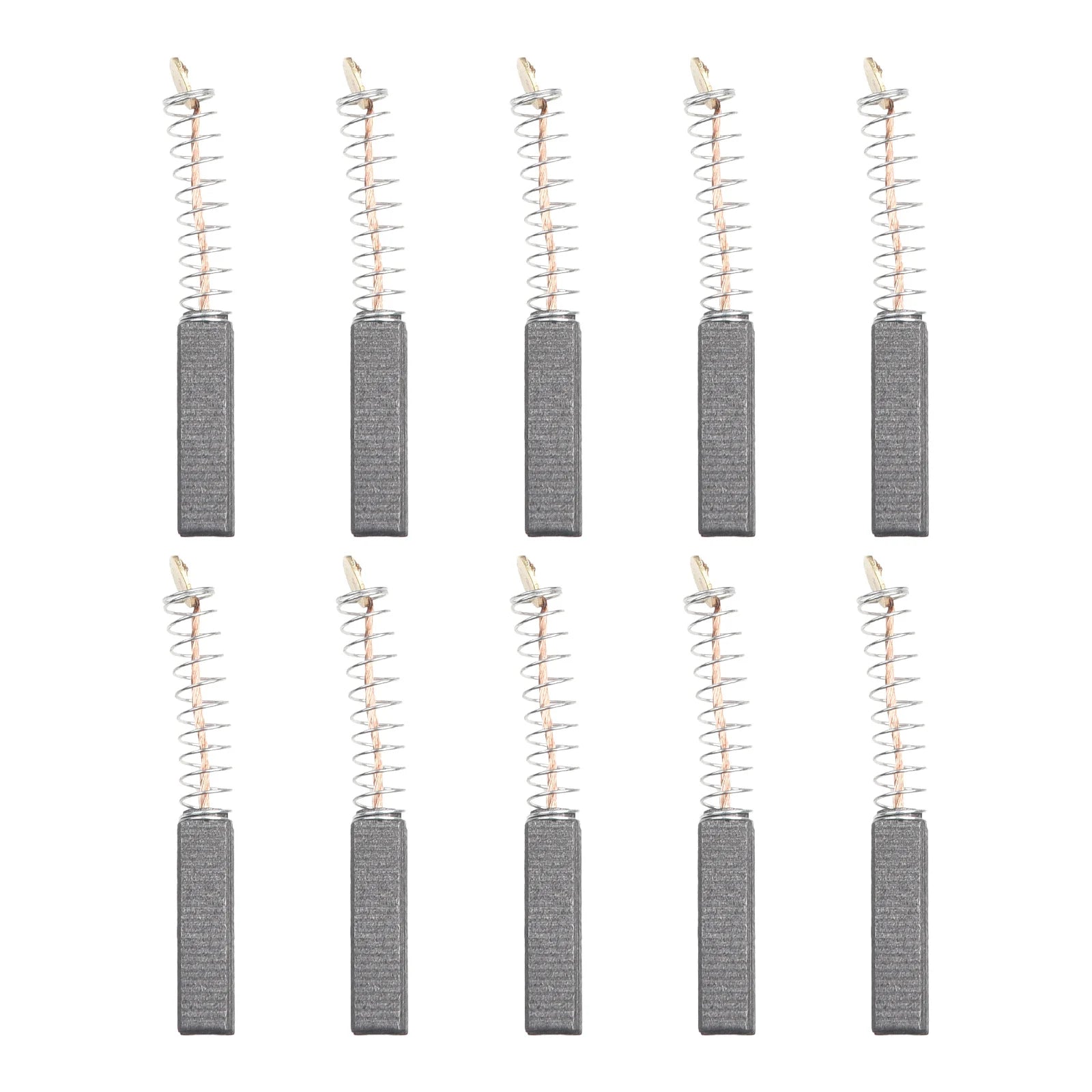 10pcs Carbon Brushes Replacement For Electric Motors Circular Saws Miter Saws Drills Hammer Drills Power Tool Access 20x5x5mm