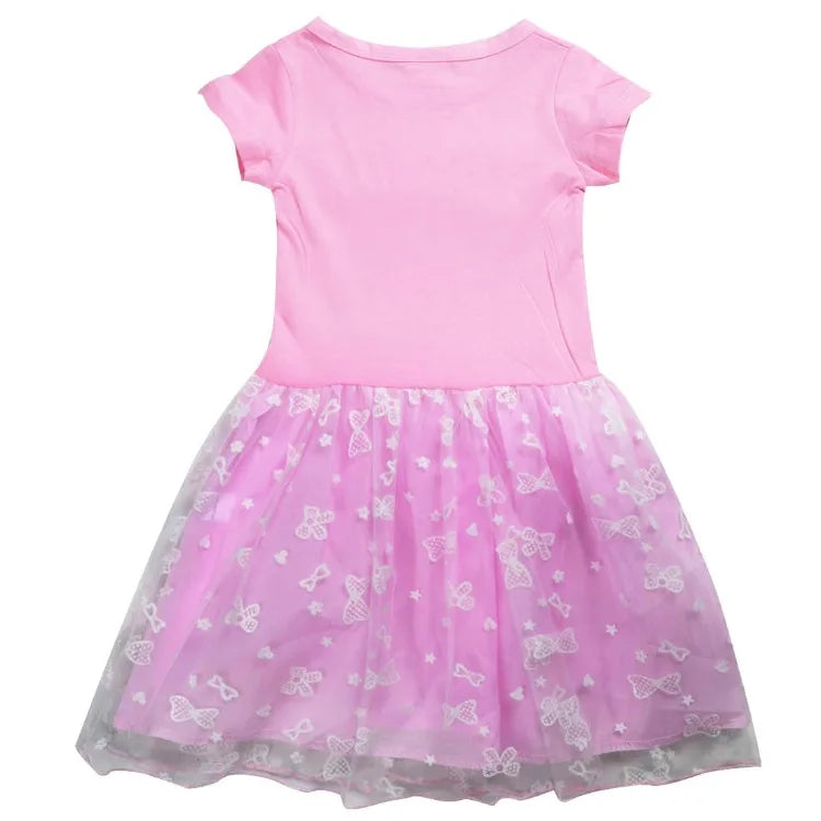Kid-e-cats Clothes Kids Three Kitten Russian Cartoon Clothing Baby Girl Halloween Costume Dresses Children Princess Vestidos Bag