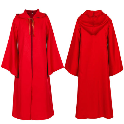Men Cloak Costume Tunic Hoodies Robe Adult Cosplay Capes Cloak Halloween Outfit
