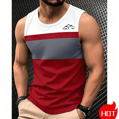 sleeveless T-shirt for man Summer tank tops Fashion Men&