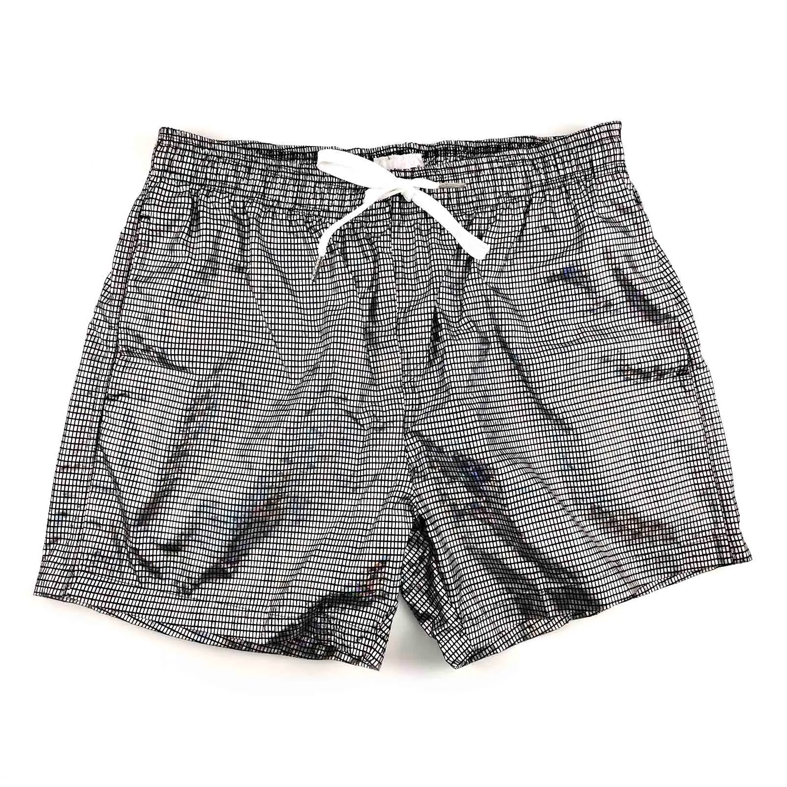 Casual Shorts Men Summer Shiny Quick-dry Beach Sports Short Pants Bottoms Man Beachwear Clothing Homewear With Pocket