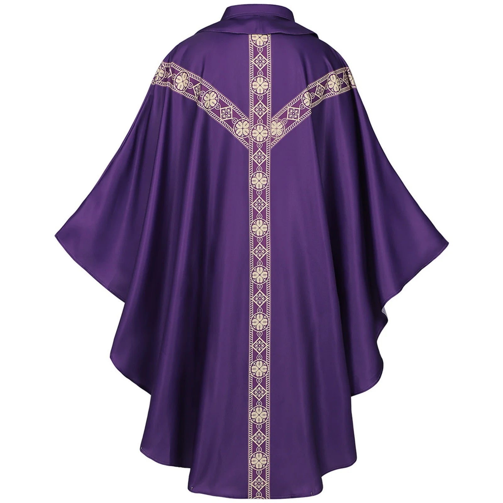 Men Catholic Church Priest Chasuble Embroidered Liturgical Robe Clergy Robe For Mass Prayer Costume Medieval Muslim Costume