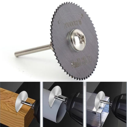 High Speed Steel Saws Blade Set Sharp Stable Non Deviation Suitable Wood Cutting Fits Drills Impact Drills DIY Woodworking Tools