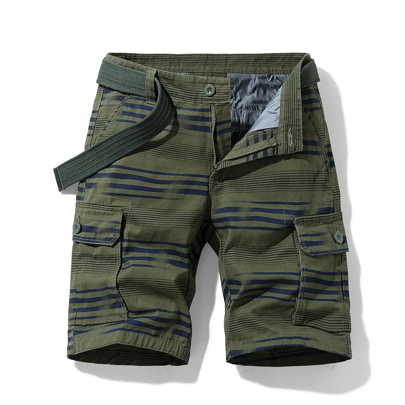 Men Shorts 2023 Fashion Plaid Beach Shorts Mens Casual Camo Camouflage Shorts Military Short Pants Male Bermuda Cargo Overalls