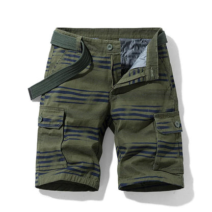 Men Shorts 2023 Fashion Plaid Beach Shorts Mens Casual Camo Camouflage Shorts Military Short Pants Male Bermuda Cargo Overalls