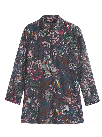 Women Woven Fashionable Casual Top For Spring And Autumn