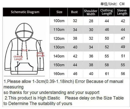 Kids Clothes Boy Hoodies Girl Clothes Long Sleeve Building Block Print Casual Kids Summer Autumn Clothes Top Children&