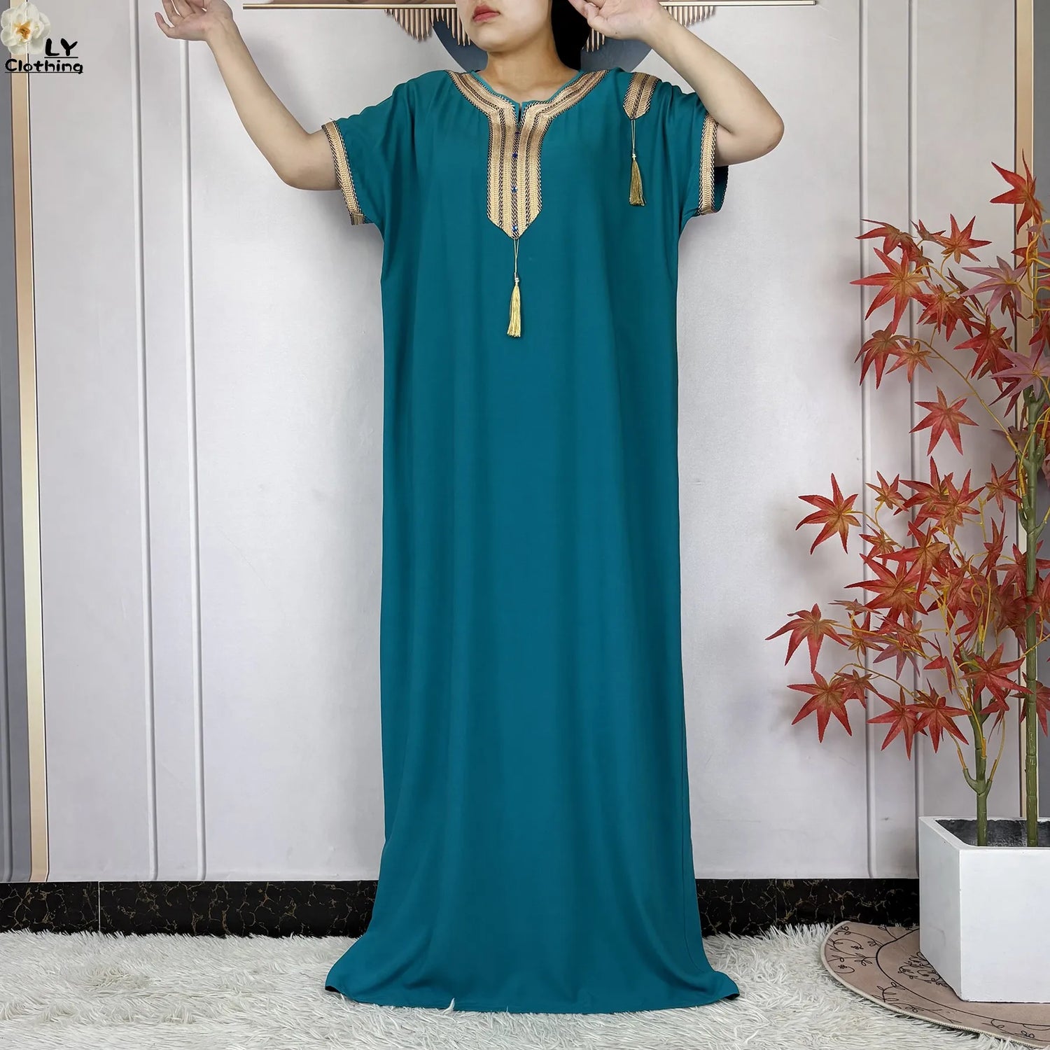 New Summer Kaftan Abaya 2023 African Dresses for Women Traditional Clothing Islam Prayer Attire Turkey Muslim Loose Robe Ramadan