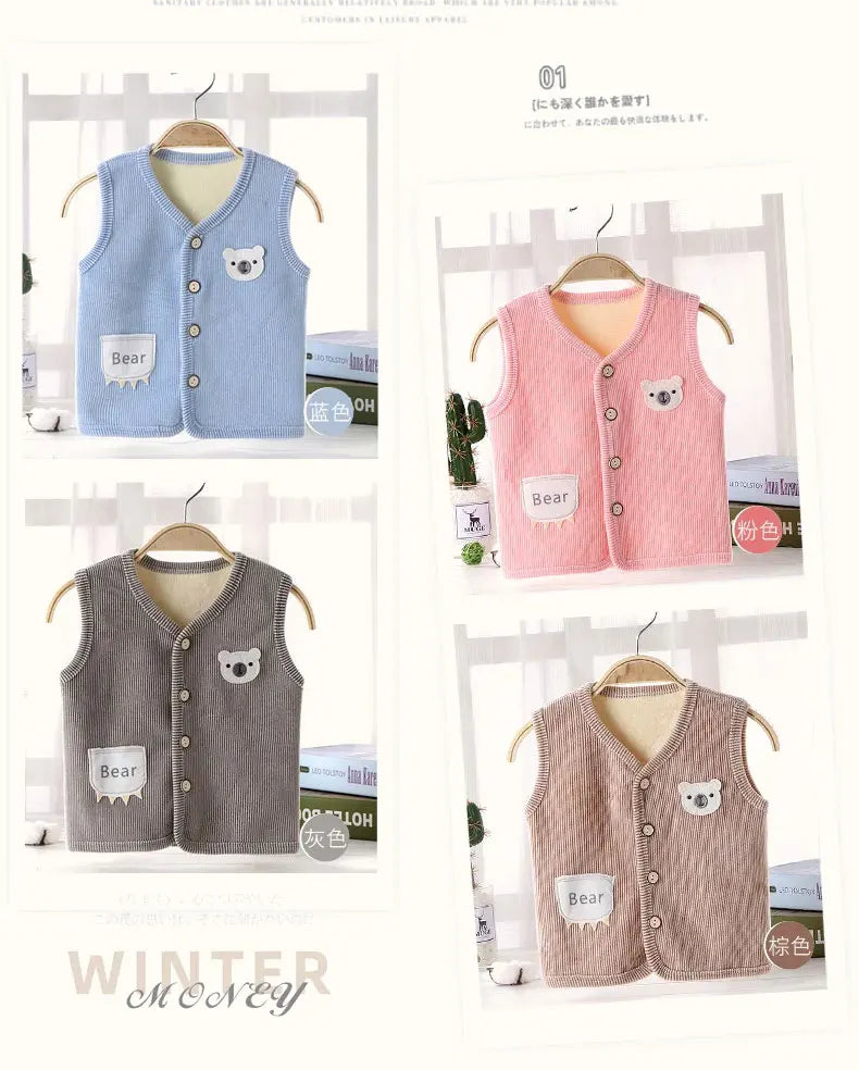 Kids Clothes Waistcoat Children&