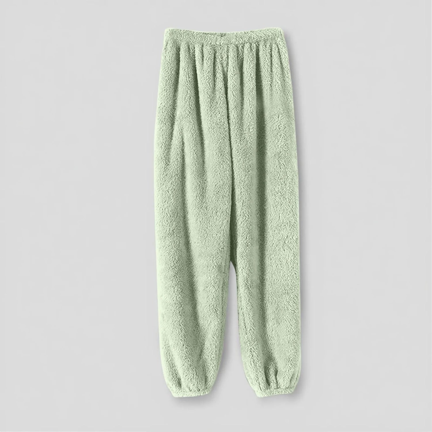 Pajamas Pants For Women Warm Winter Solid Color Sleepwear Pyjamas Plush Pants Women Nightwear Fashionable Home Wear