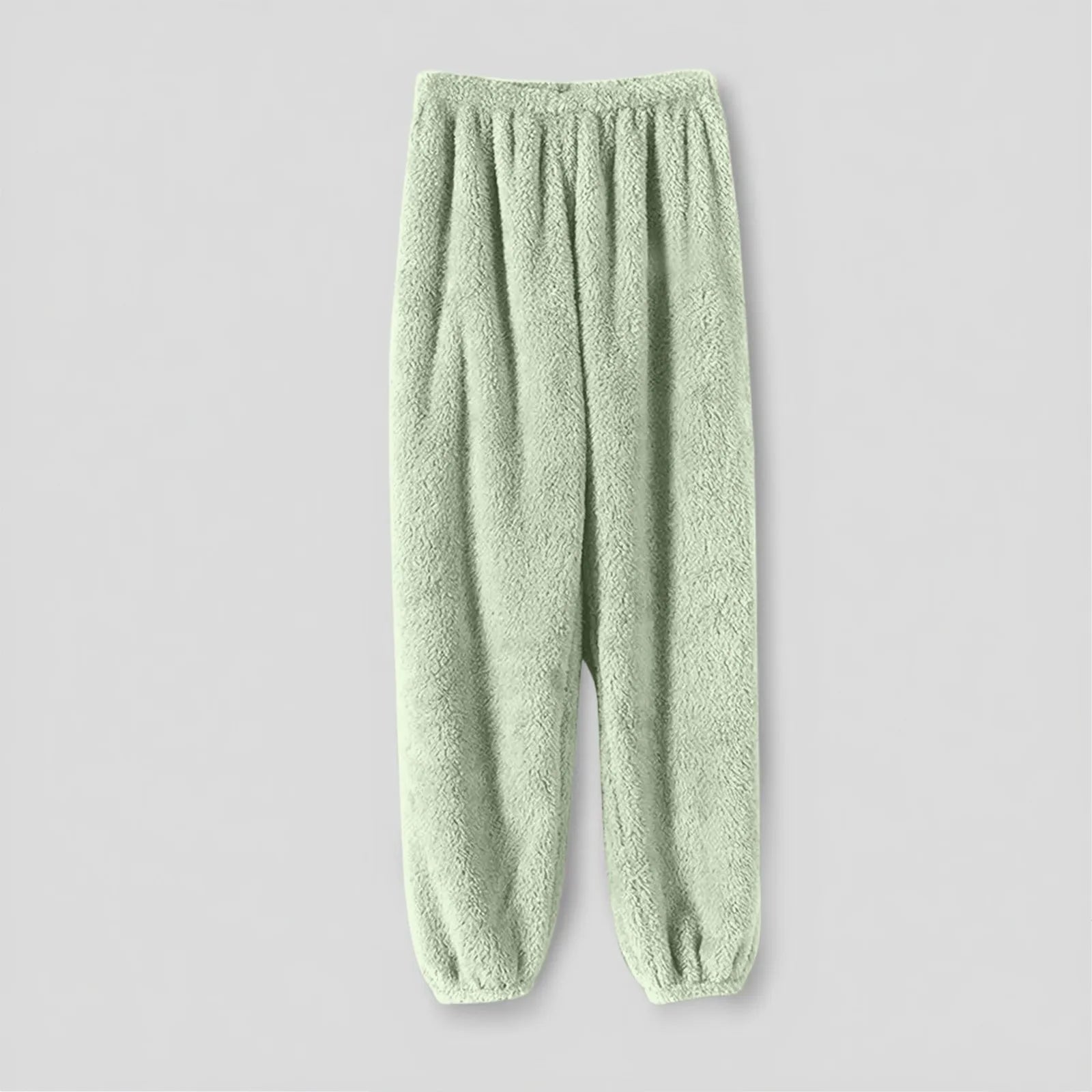 Pajamas Pants For Women Warm Winter Solid Color Sleepwear Pyjamas Plush Pants Women Nightwear Fashionable Home Wear