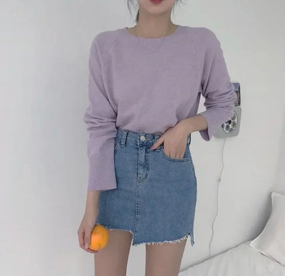 Jeans Skirts For Women Short Irregular High Waist Woman Denim Skirt Sexy Korean Style Cheap Streetwear Clothing Sales Fashion