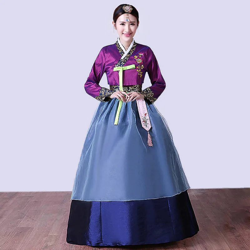Korean Hanbok Dress for Women Ancient Traditional Stage Dance Costume Lady Palace Korea Wedding National Dance Clothes