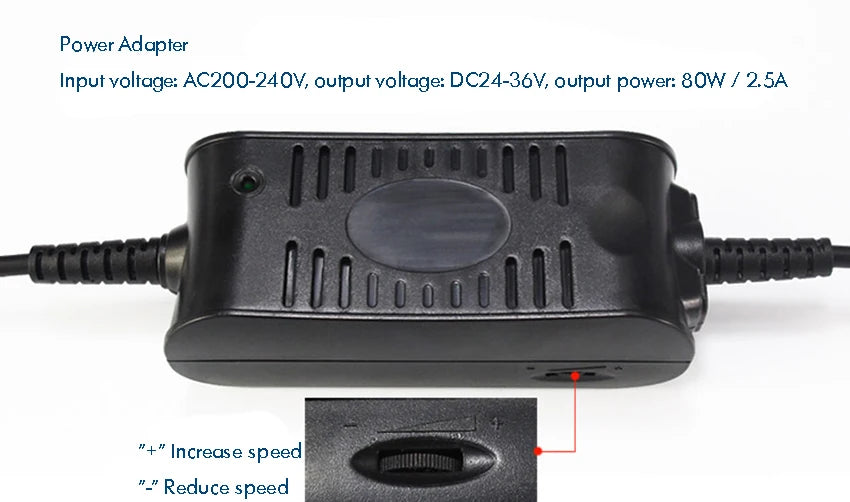 Electric Screw driver with Power Adapter, 800, 801, 802, 1/4 Interface, Adjustable Torque Power Screwdriver Screw Bit Gun