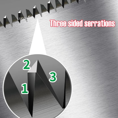  Hand Saw Single/Double Sided Serrated Flexible Edge Blade for Sawing Trimming Gardening Cutting Wood PVC Woodworking Hand Tool