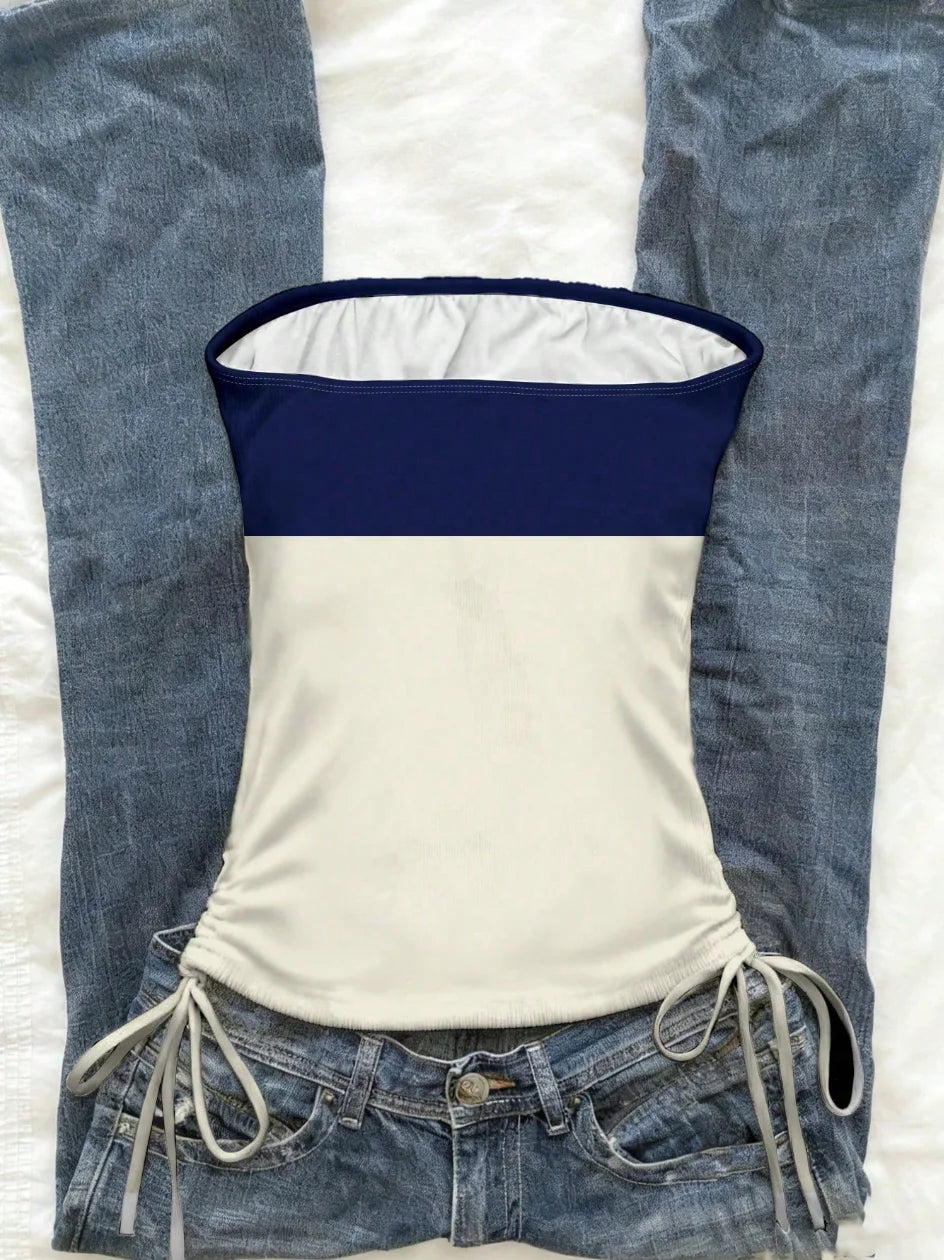cropped top  ，Women&