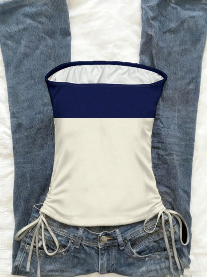 cropped top  ，Women&