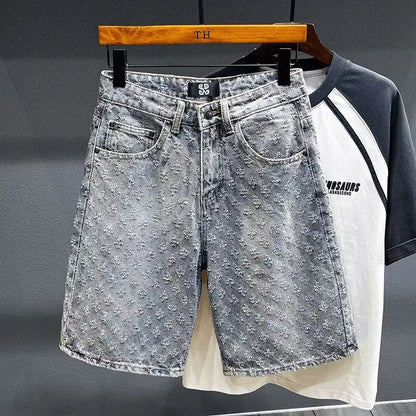 Short Shorts Summer New Personalized Trendy Brand Five Quarter Pants Korean Version Trend Slim Fit Versatile Youth Fashion