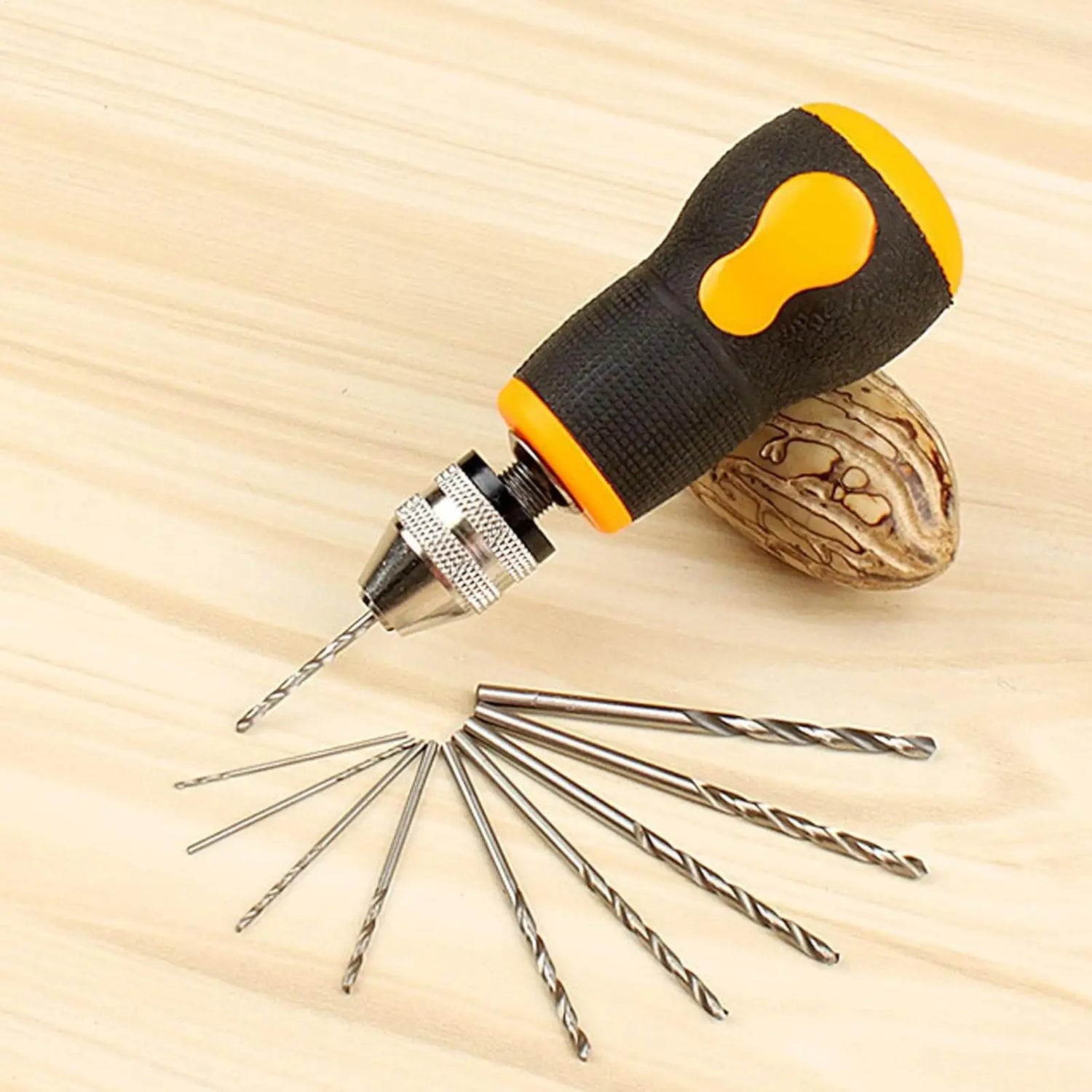 Hand Drill Set Woodworking Drilling Tools Mini Hand Drill Tool Portable Set Non-slip For Hobby DIY Jewelry Hand Essential tools