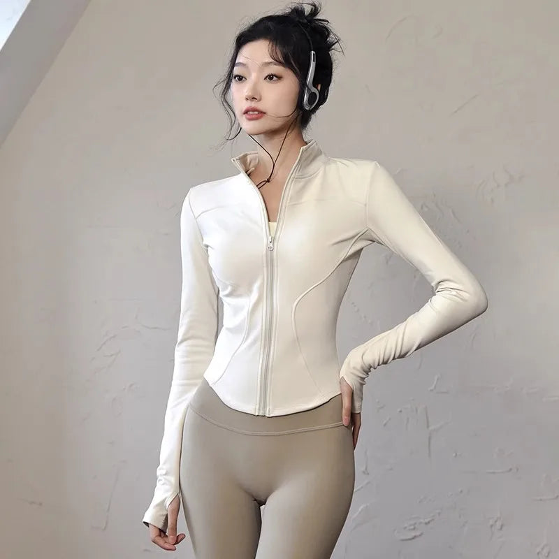 new Sportswear Woman Gym Yoga Sports Jacket Women&