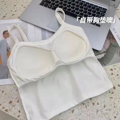 Crop Top Women Sexy Sleeveless Tops Fashion Female Underwear Lady&