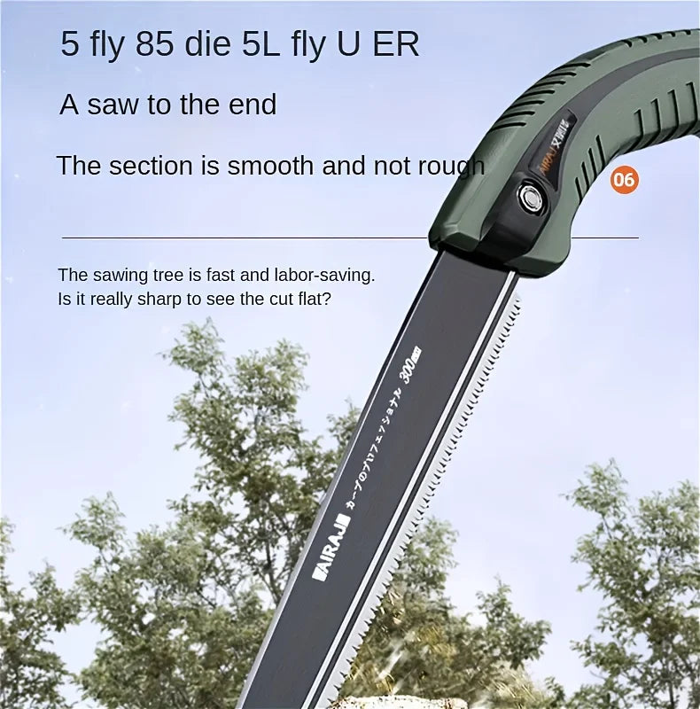 Compact Hand Saw，Sharp SK5 Steel Blade，Durable Gardening Tool，Achieve Efficient Cutting，Wood Cutting Tools，