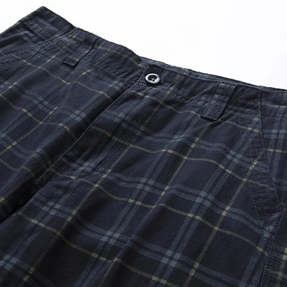 Men Shorts 2023 Fashion Plaid Beach Shorts Mens Casual Camo Camouflage Shorts Military Short Pants Male Bermuda Cargo Overalls