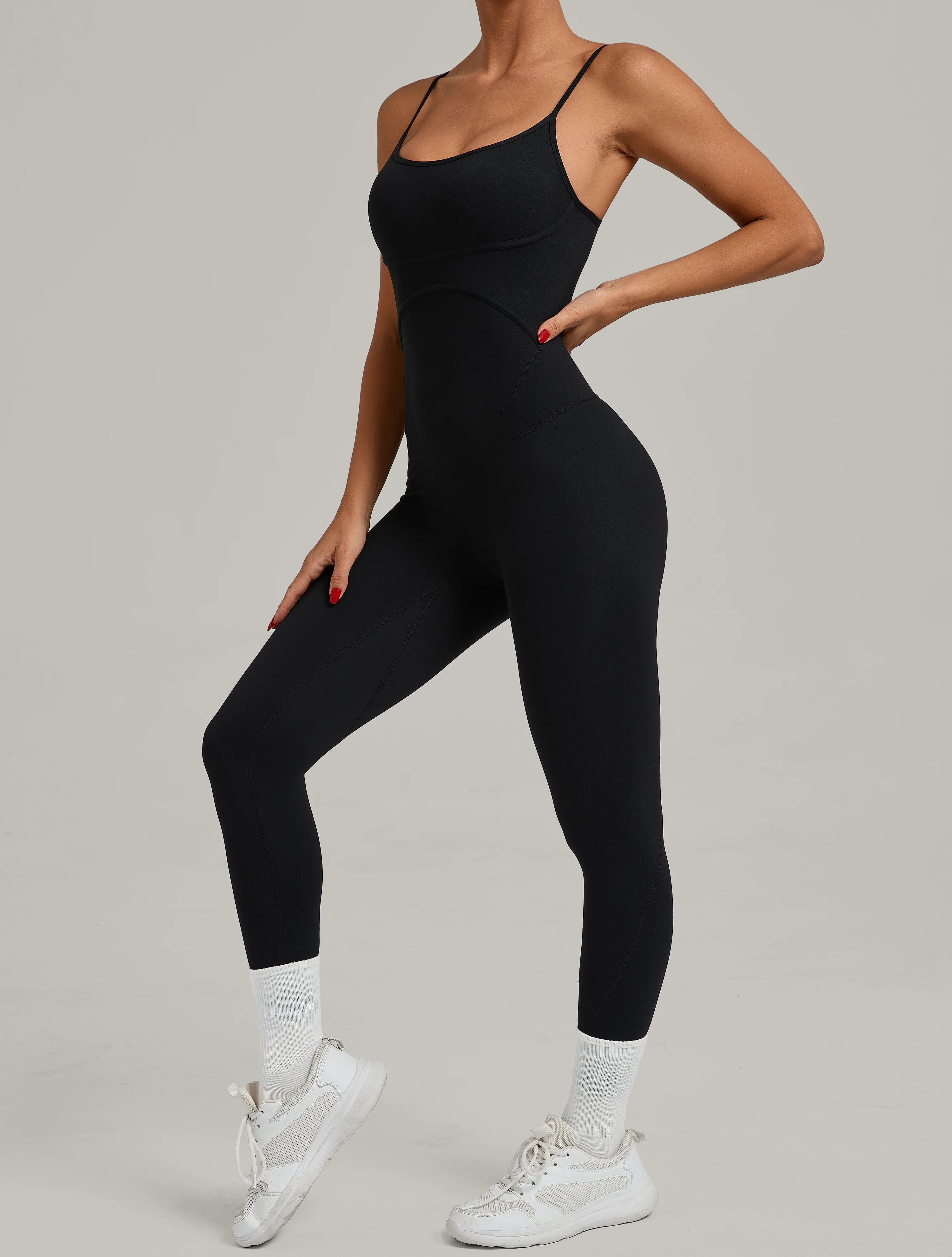 Padded One-Piece Yoga Clothes Sportswear Women&