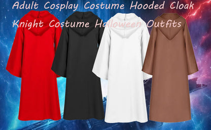 Men Cloak Costume Tunic Hoodies Robe Adult Cosplay Capes Cloak Halloween Outfit