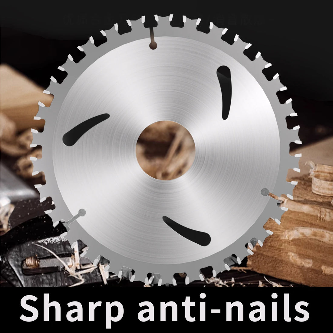 5inch / 125mm 40-Tooth Nail-Resistant Woodworking Saw Blade 125mm Circular Saw Blade Suitable for Wood Saw Blade Hardware Tool Accessories Tungsten Carbide Steel