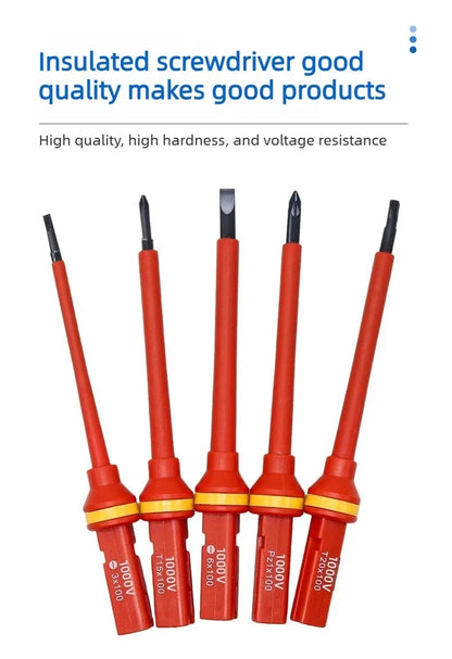 Electrician Tools Kit 13pcs Insulated Screwdriver Set Professional Changeable Repair Screw Drivers for Safety Multifunctional