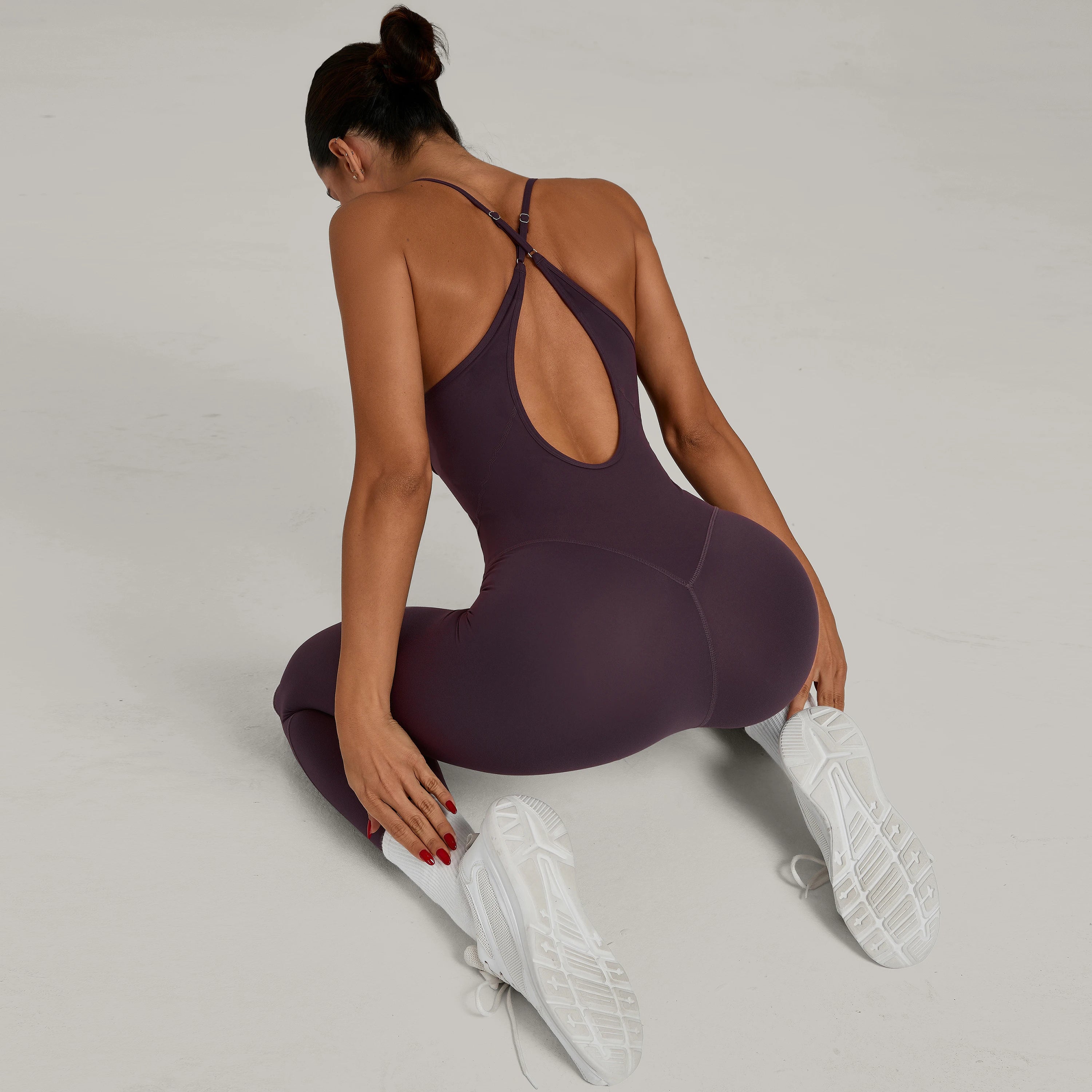 Padded One-Piece Yoga Clothes Sportswear Women&