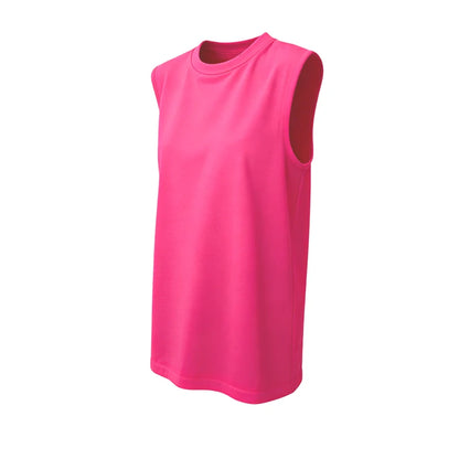 Womens Clothing Sleeveless T-shirt Summer Loose Fit Vest O-Neck Tank Top Comfortable Skin-Friendly Flattering For Everyday Style