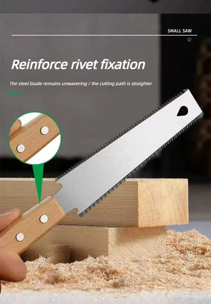 Japanese Style Hand Saw Single/Double Sided Fine Tooth Wood Saw SK5 Steel Flexible Hand Saw Garden Hand Tool for Woodworking