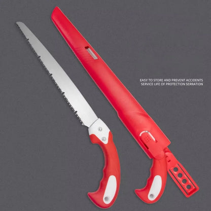 Handsaw Sharp Pruning Shear Reciprocating Waist Saw Cutter For Garden Fruit Tree Woodworking Trimming Tool With Protective Cover