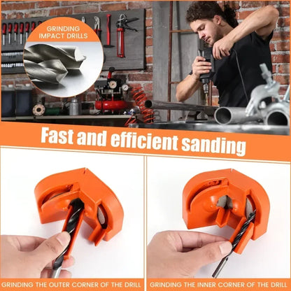 Drill Bit Sharpener Multipurpose Drill Bits Grinding Sharpener, Portable Drill Grinder Grinding Tool, Powered by Electric Drills