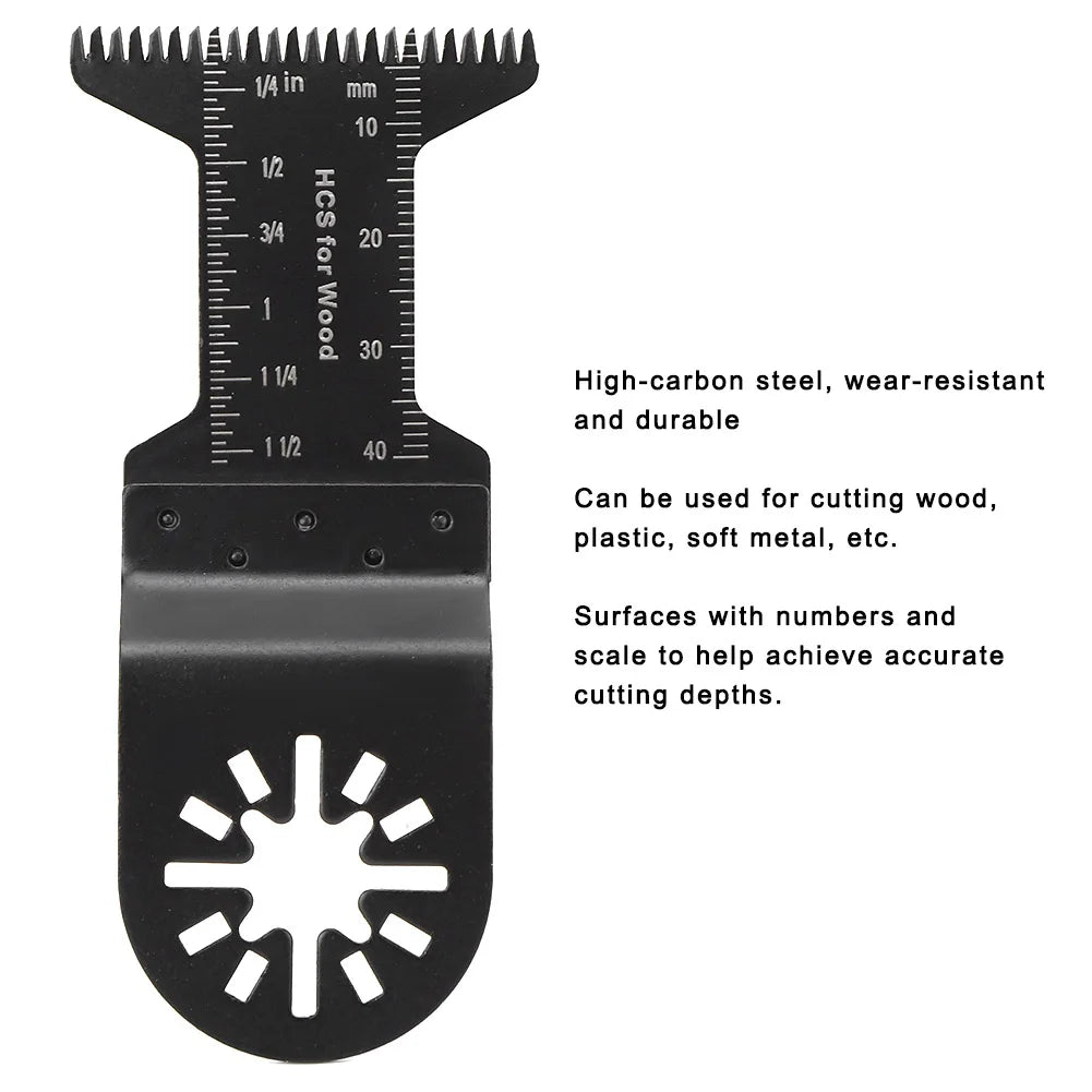 Saw Accessories  Oscillating Saw Blades Multifunctional Cutting Tool for Wood Plastic Soft Metal Wood Cutting Kit
